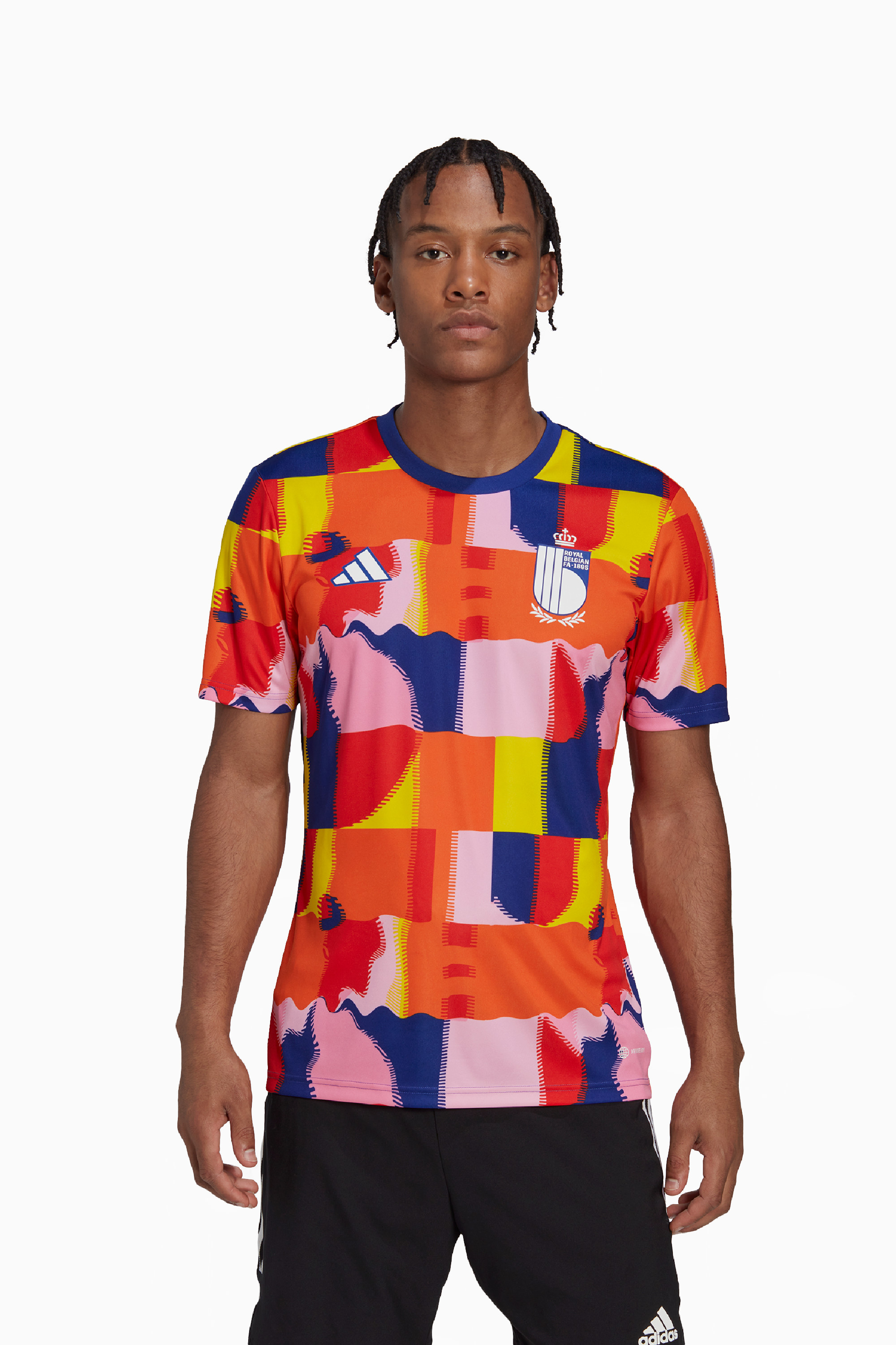 Koszulka Reprezentacji Belgii adidas 2022 Pre-Match - Multikolor