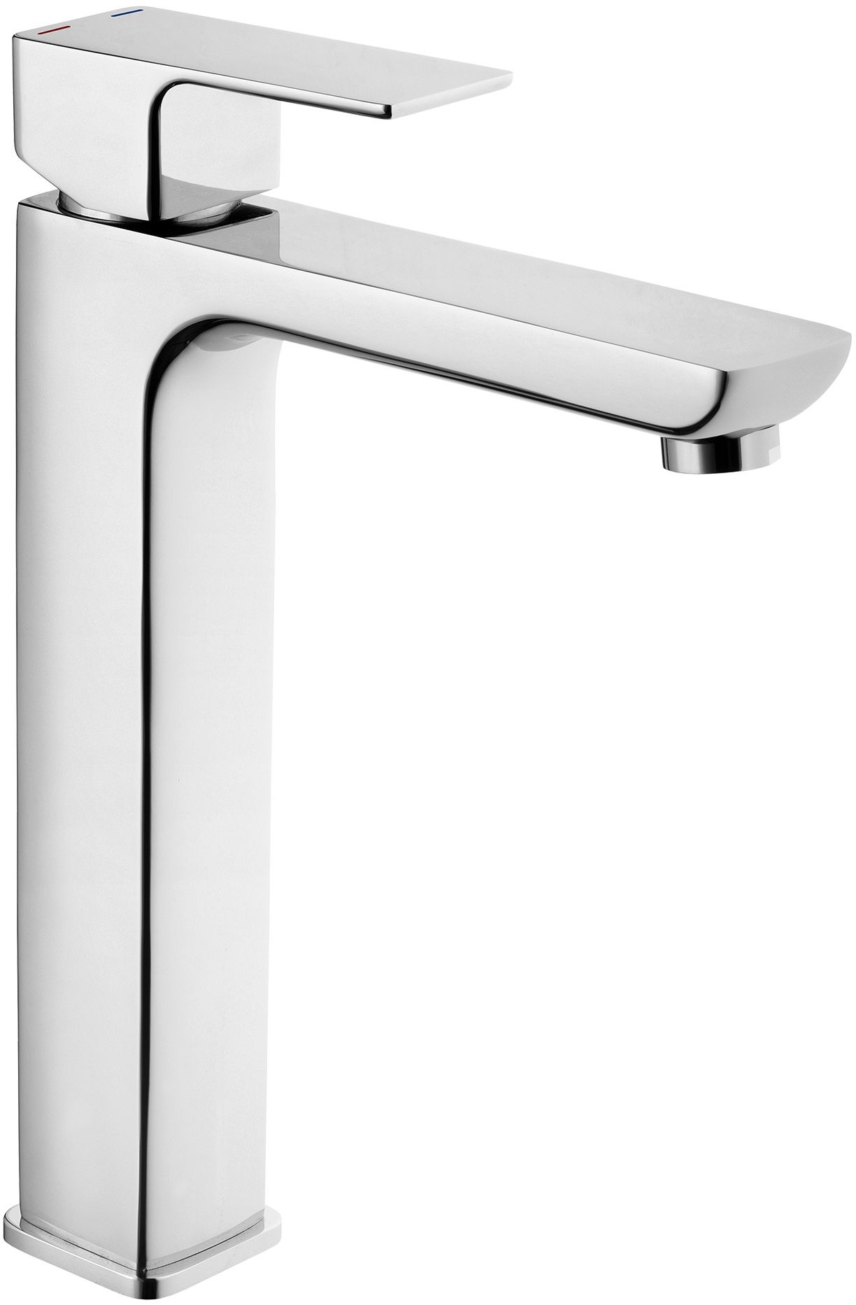 Invena Nyks bateria umywalkowa stojąca chrom BU-28W-01