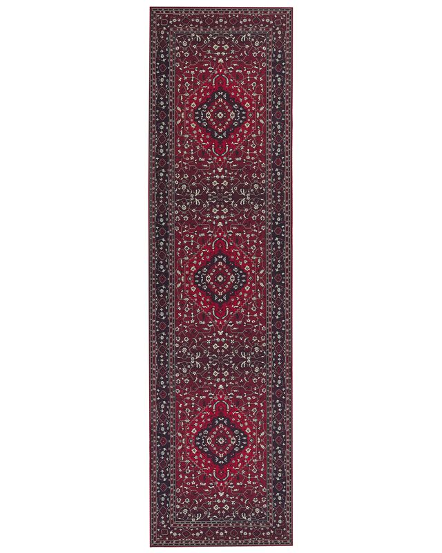 Dywan 80 x 300 cm czerwony Vadkadam 1 szt.