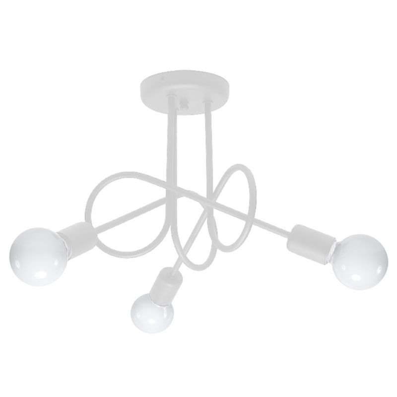 Żyrandol Sollux Lighting LOOP 3 biały 1 szt.