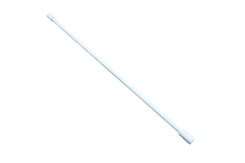 Zazdrostka GoodHome Dokos walec biała 50-80 cm fi 7/9