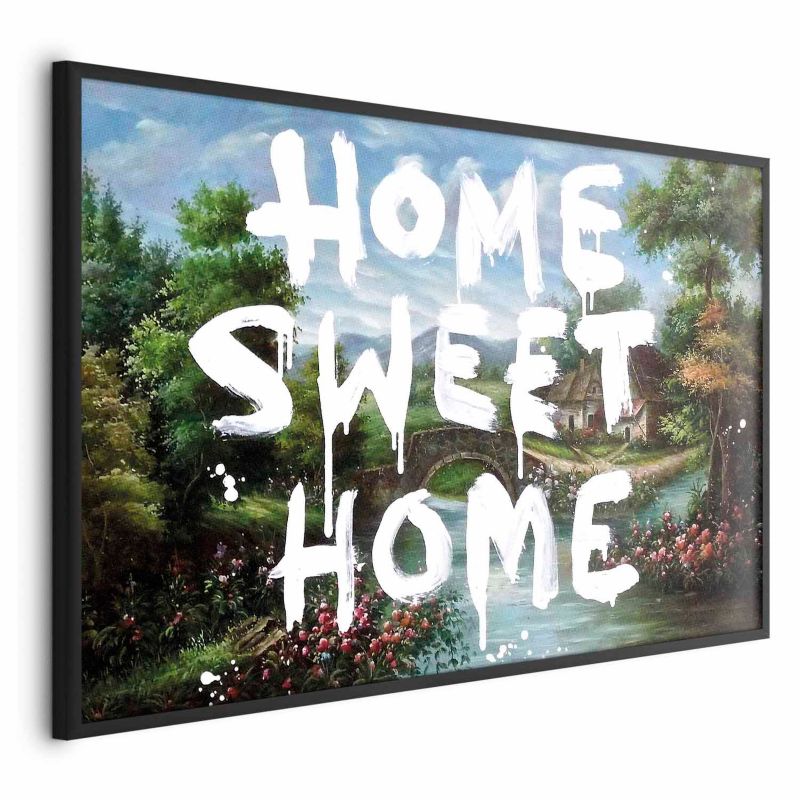 Plakat Artgeist Wymarzony dom 60x40 cm z ramą czarną 1 szt
