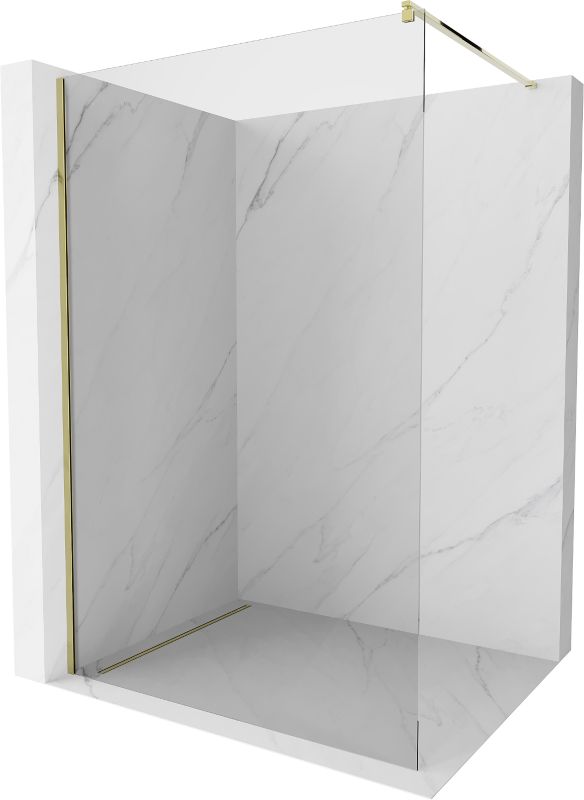 Ścianka prysznicowa Mexen Kioto złota 80x200 cm 800-080-101-50-00 1 szt.