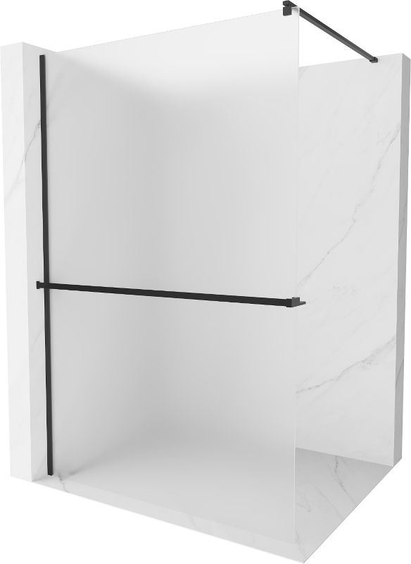 Ścianka prysznicowa Mexen Kioto+ czarna 80x200 cm 800-080-121-70-30 1 szt.