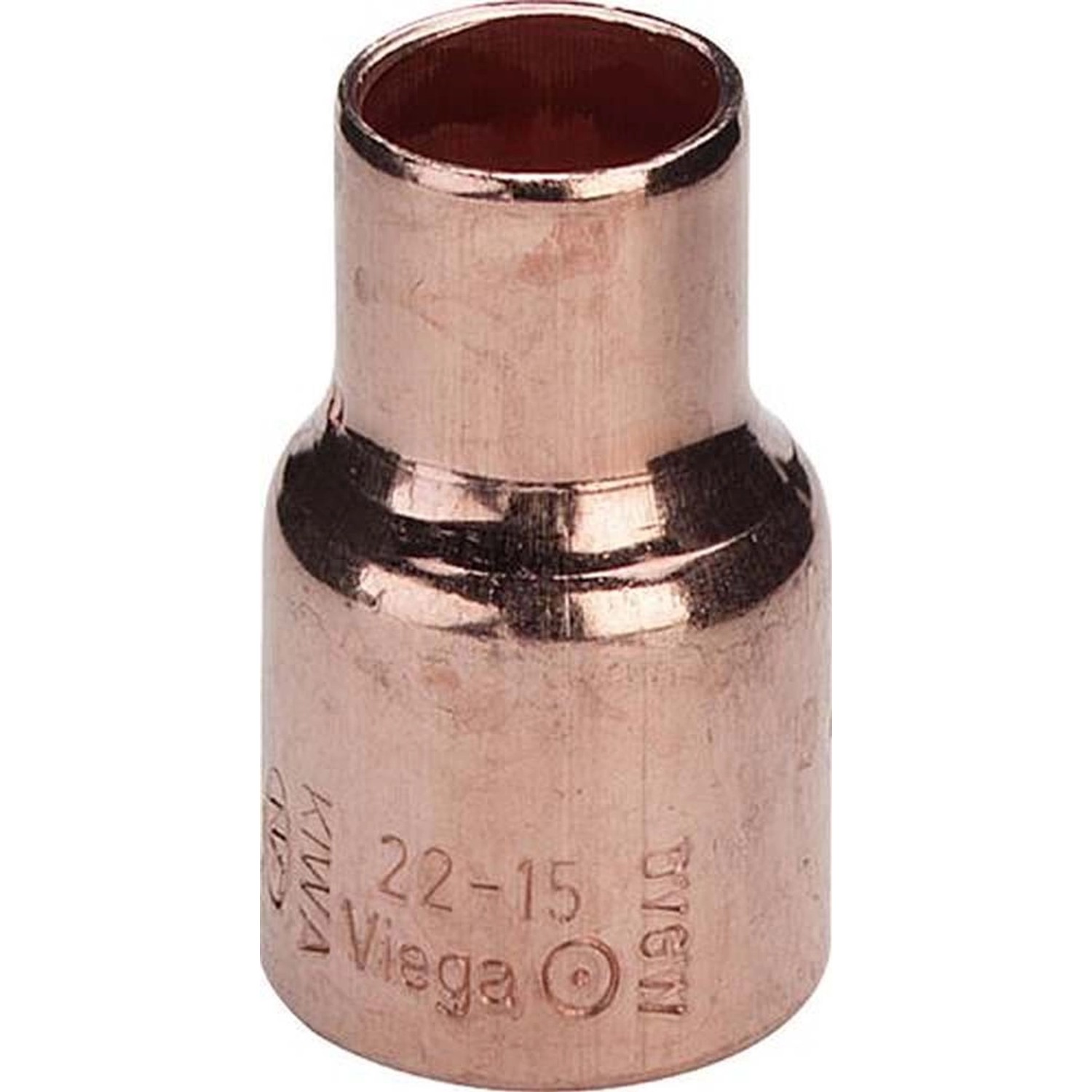 Redukcja 28x22mm LW/LW miedziany