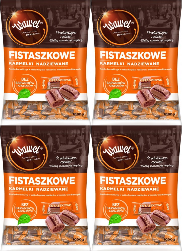4x Cukierki Wawel, fistaszkowy, 1kg