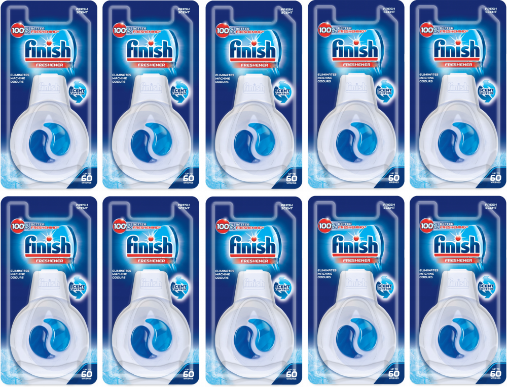 10x Odświeżacz do zmywarek Finish, Powiew Świeżości, 8.5g