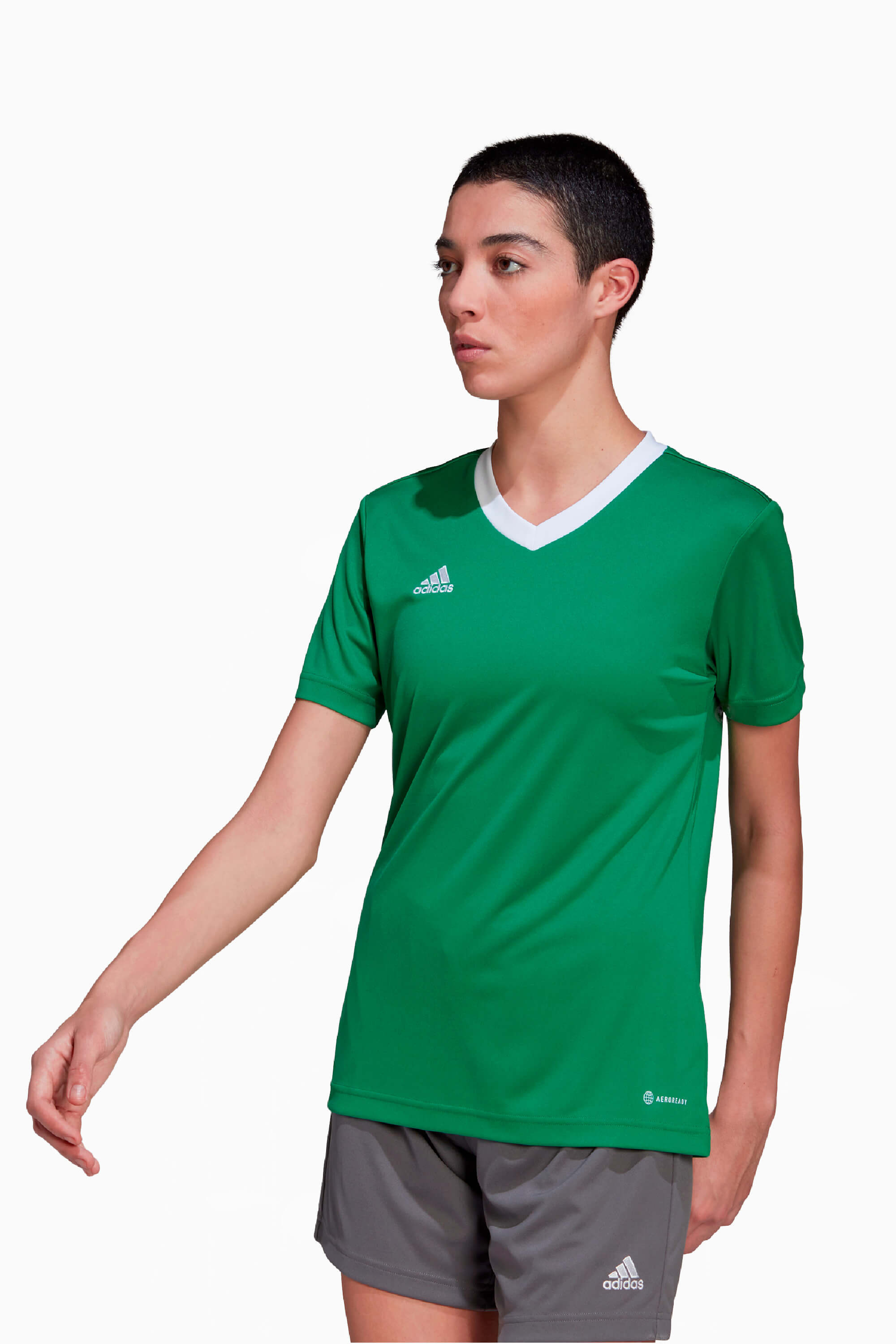 Koszulka adidas Entrada 22 Damska - Zielony