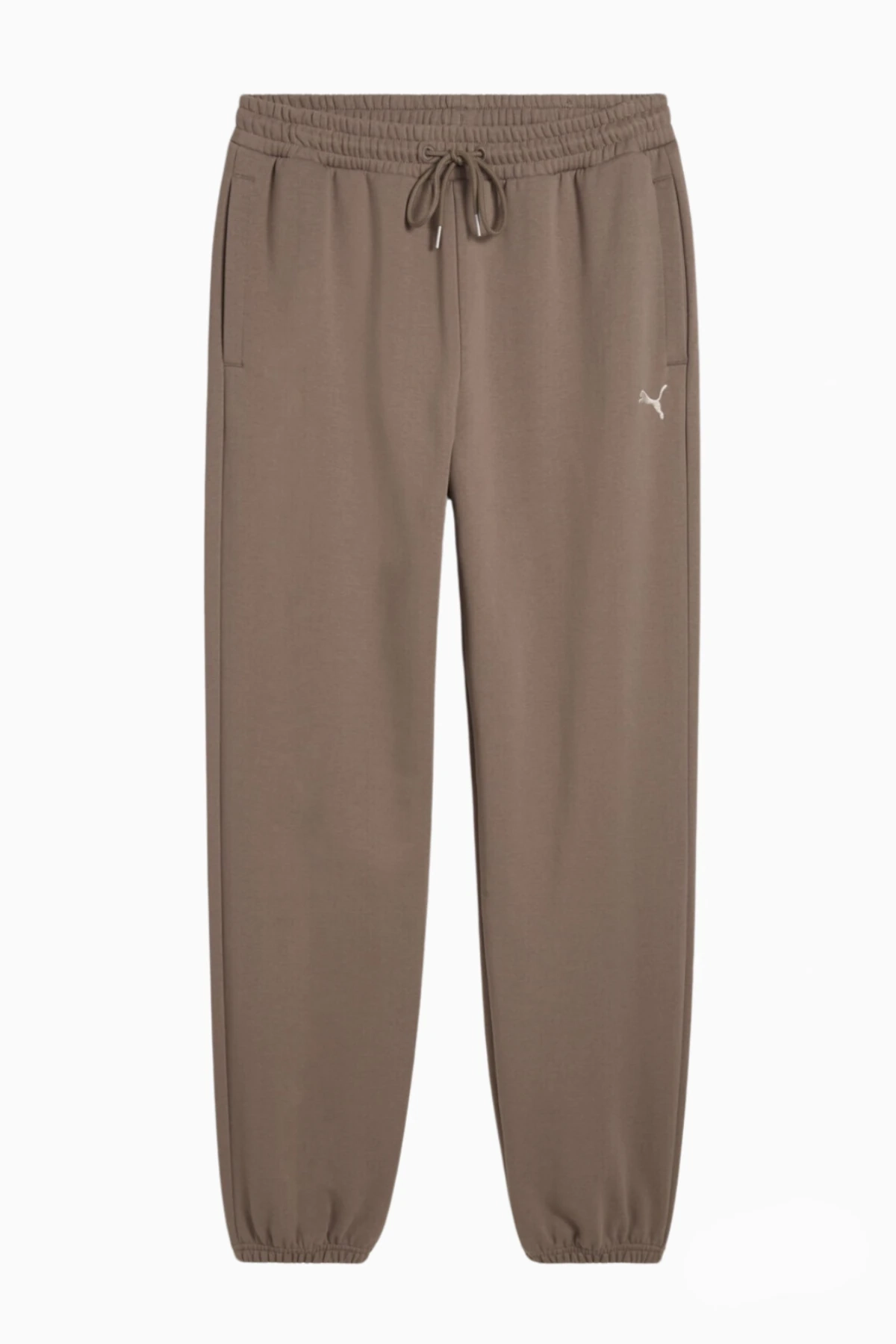 Spodnie Puma Wardrobe Essentials Relaxed - Brązowy
