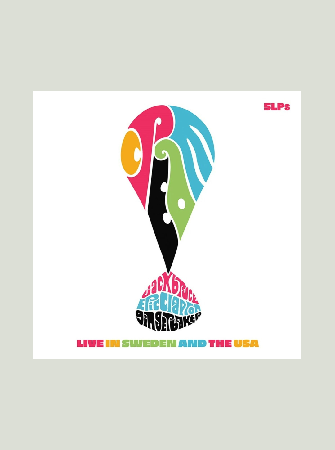 Płyta winylowa Cream - Live In Sweden And The USA (180g) (Limited Handnumbered Edition Box Set) (White Vinyl)
