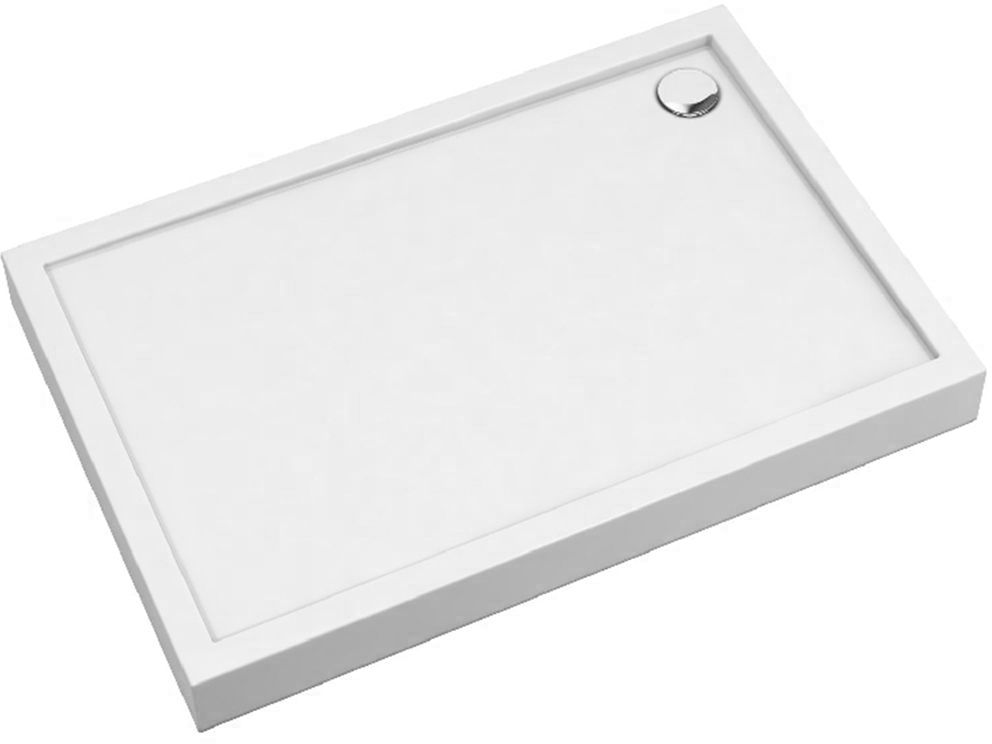 Schedpol Competia New brodzik 140x70 cm prostokątny biały 3.4668