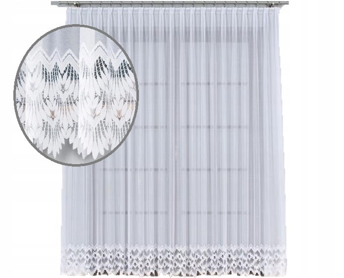 Firana żakardowa Felicja 250x350 - elegancka dekoracja okien