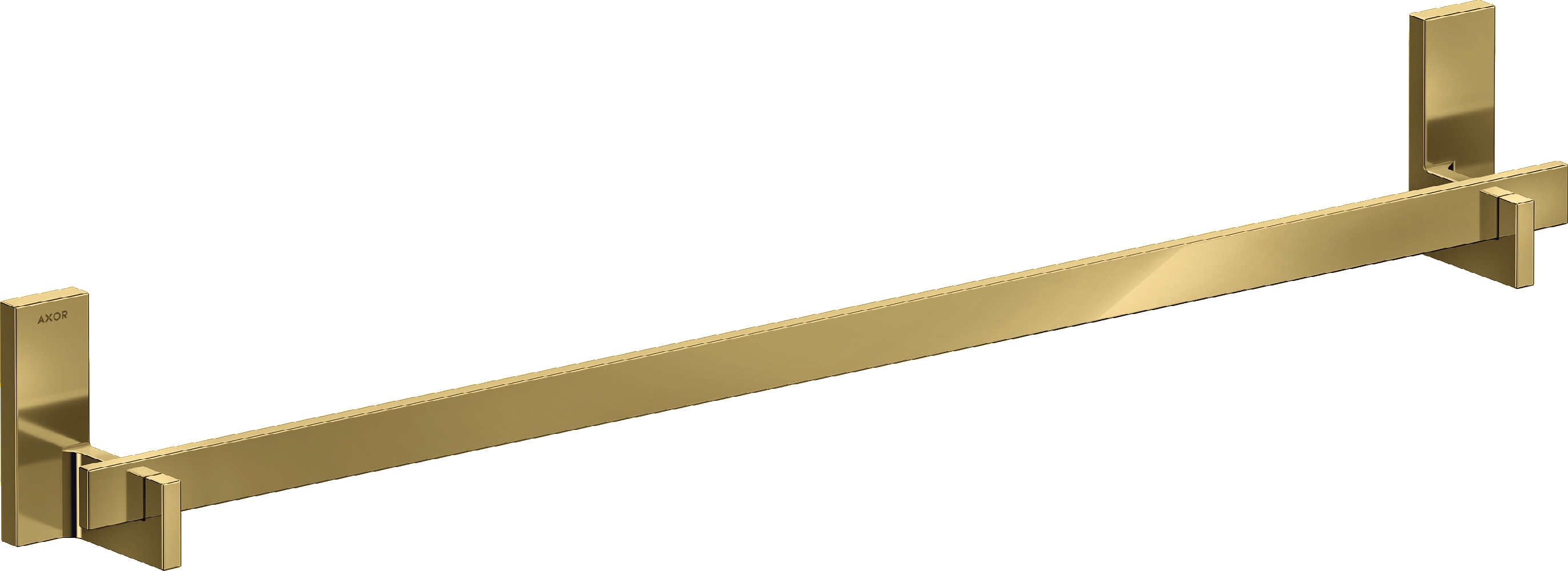 Axor Universal Rectangular drążek na ręcznik 84 cm złoty optyczny polerowany 42683990