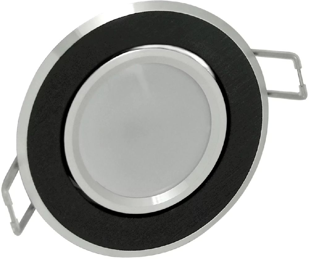 Goldlux Sun Olal lampa do zabudowy 1x3,5 W czarna 305251