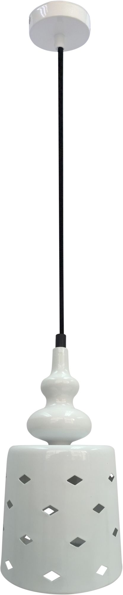 Candellux Hamp lampa wisząca 1x60W biała 31-51905
