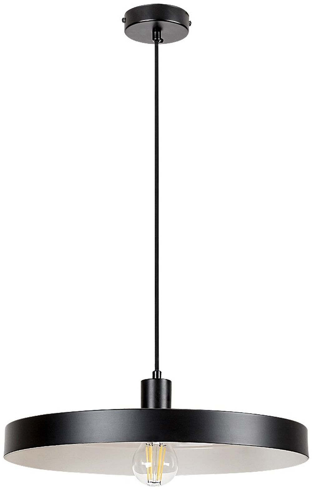 Rabalux Alatar lampa wisząca 1x40W czarny mat 72017