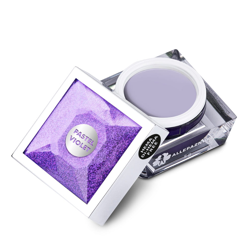 Żel do zdobień Artistic Gel paint gel ombre ornamenty Allepaznokcie Be on Trend Pastel Violet HEMA /Di-HEMA Free 5 g Nr 37