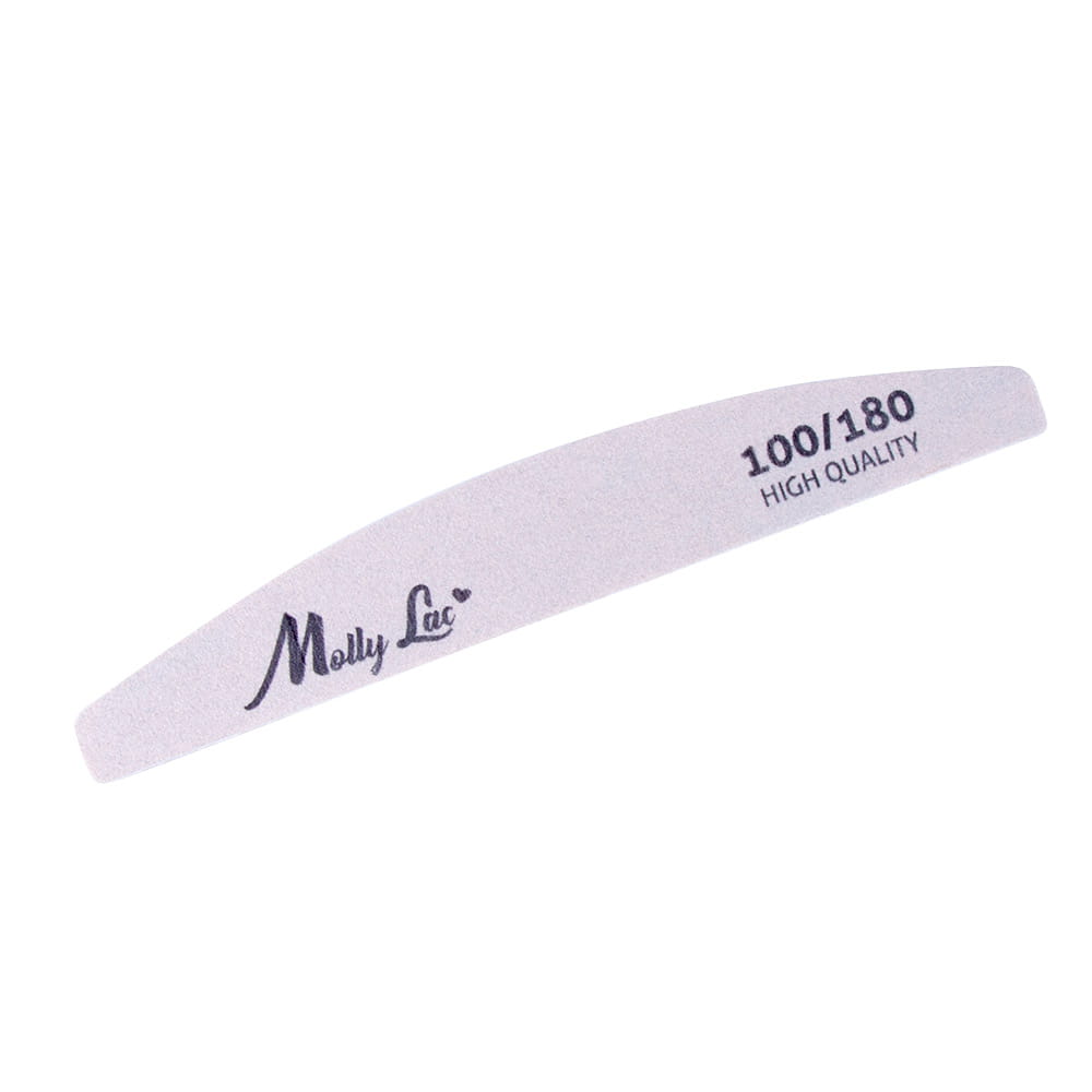 Pilnik półksiężyc łódka 100/180 MollyLac Zebra 1 szt