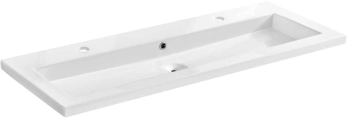 Darmowa Dostawa - Umywalka 120x46 cm prostokątna meblowa biała Comad Spirit UM8070120