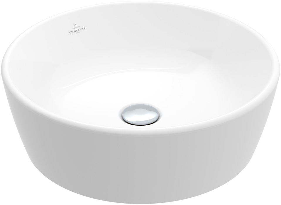 Darmowa Dostawa - Umywalka 45x45 cm okrągła nablatowa biała Villeroy & Boch Architectura 5A2546R1