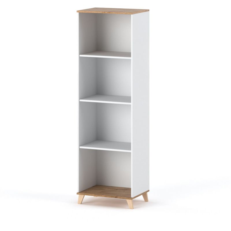 Regał Hurtownia-Mebli Półek 4 Olivier 60 60cm Biały Mat Biały Mat 60x45x175 cm 1szt.