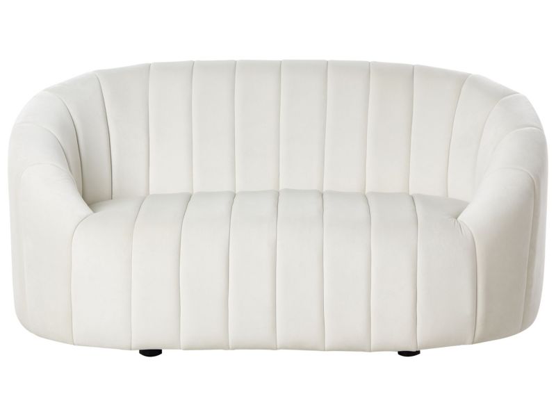 Sofa Malung Welur Złamana biel dla 2 osób 1 szt.