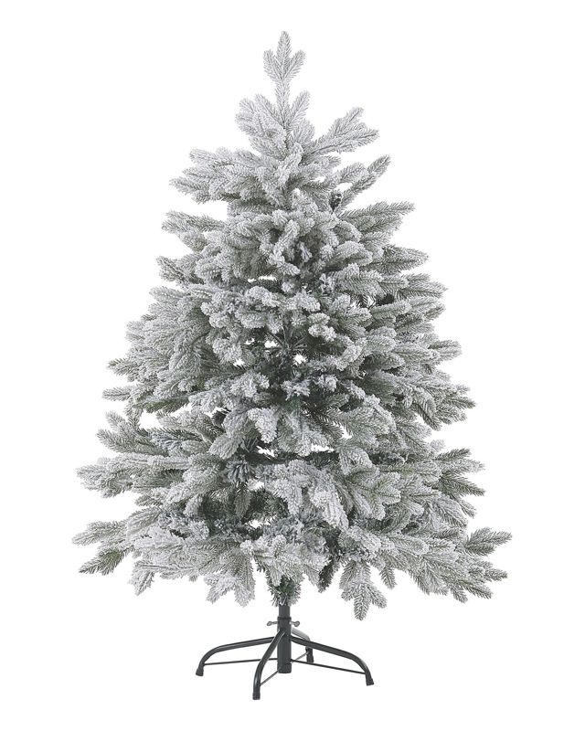 Ośnieżona sztuczna choinka 120 cm biała Foraker 1 szt.