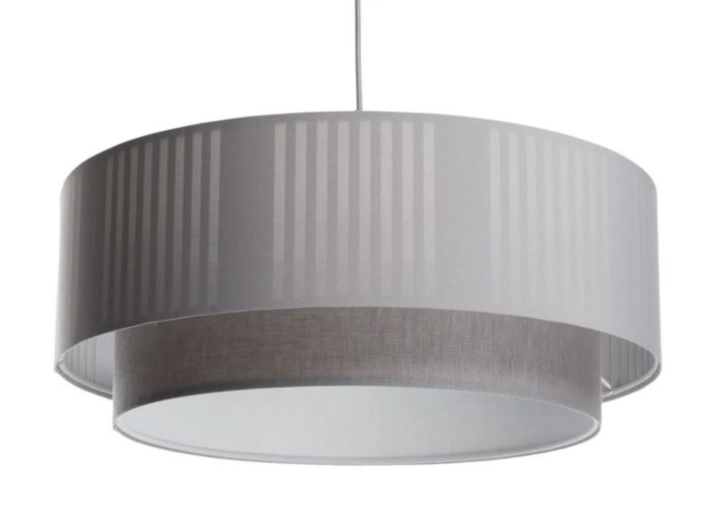 Lampa Bps Koncept wisząca DUO LAMI LINE 40x16 szara 1 szt
