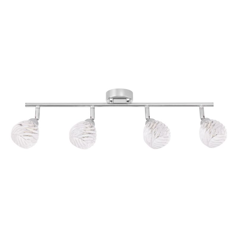 Lampa Sufitowa SPOT Light 4xG9 Max.28W Elegancki Chrom z Transparentnym Szkłem, Polski Producent, 1 szt.