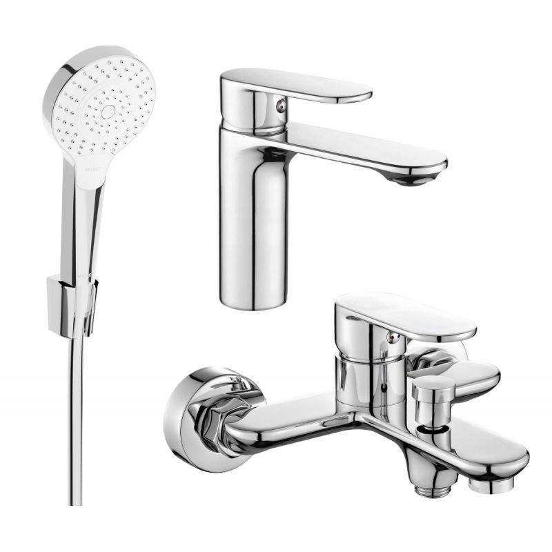 Zestaw wannowy Mexen Milo chrom 71303R05-00 1 szt.