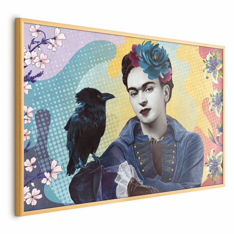 Plakat Artgeist Totemiczna Frida 90x60 cm z ramą złotą 1 szt