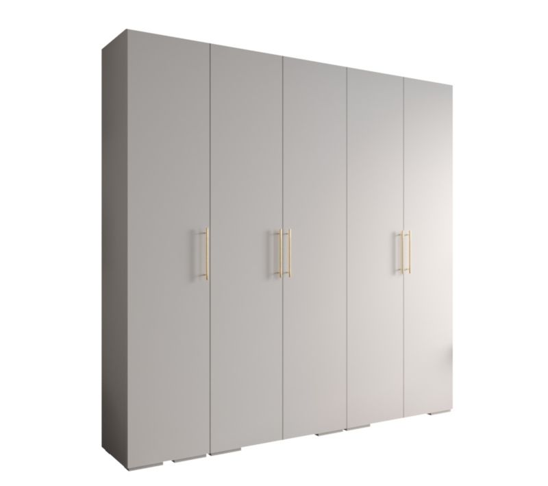 Szafa ubraniowa Garderoba Abiks INOVA 3 2,5SZ biały 1 szt.