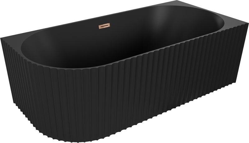 Wanna narożna Mexen Gia czarna mat 170x80 cm 52701708071P-601 szt.