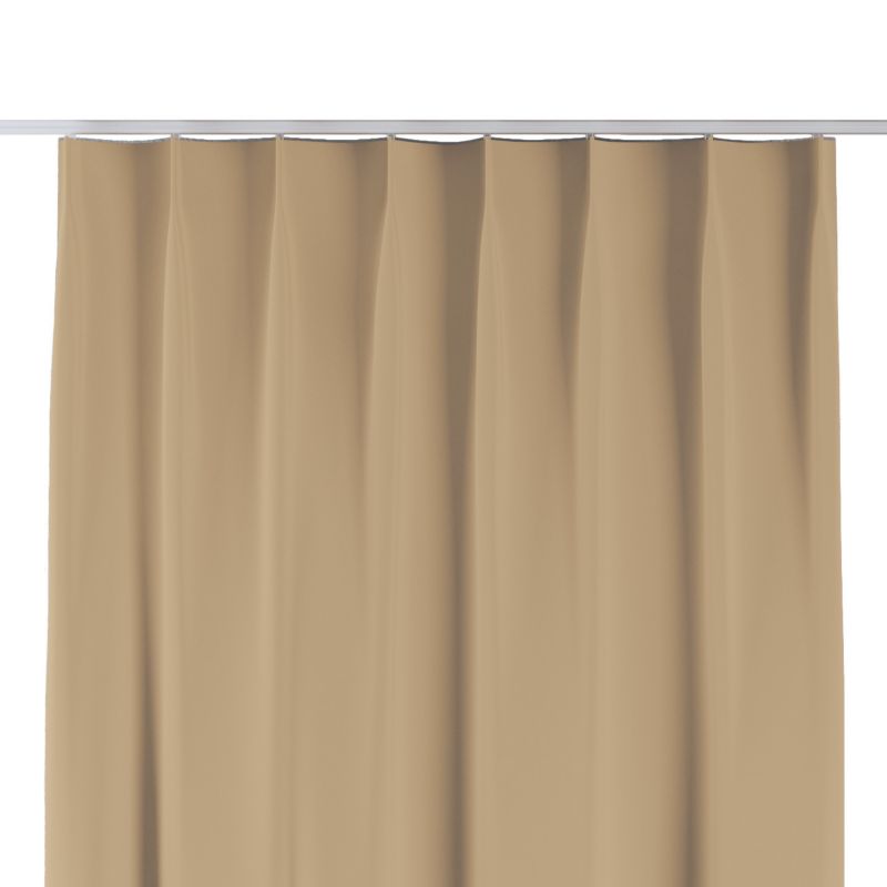 Zasłona na haczykach flex pojedynczych 130 x 260 cm Dekoria złocisty beż 1 szt.