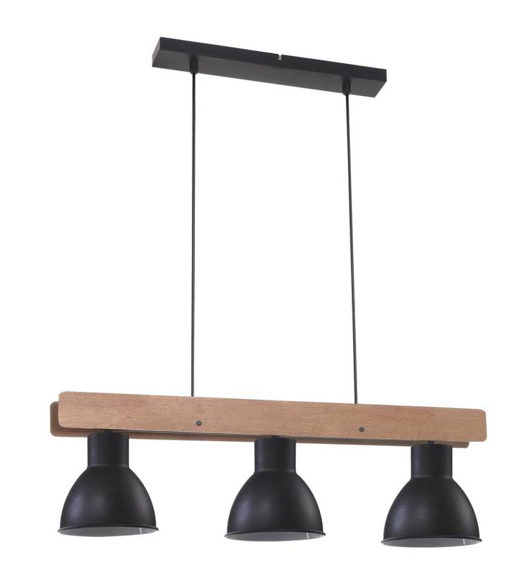 Lampa wisząca Vario 3xE27 czarna