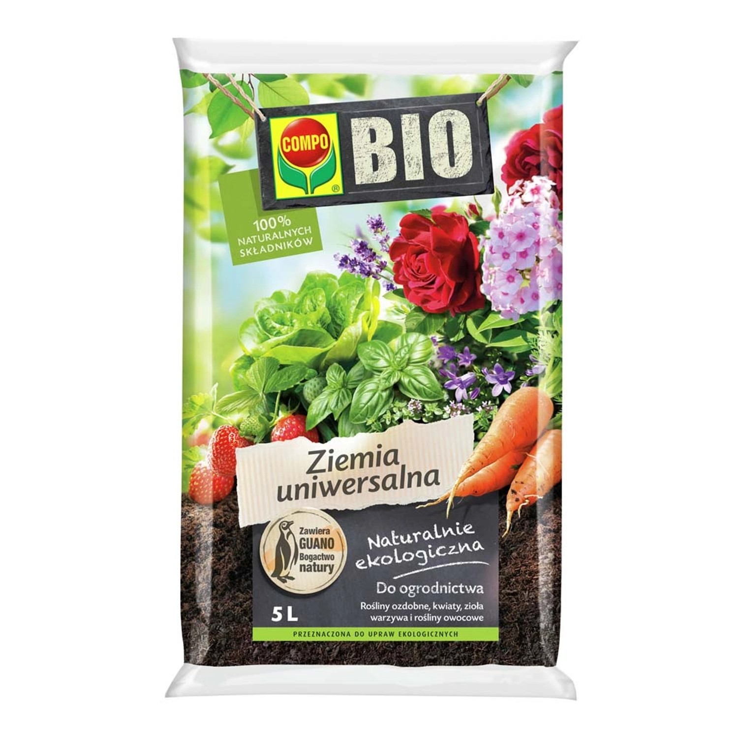 Compo Bio Podłoże uniwersalne - 5 l