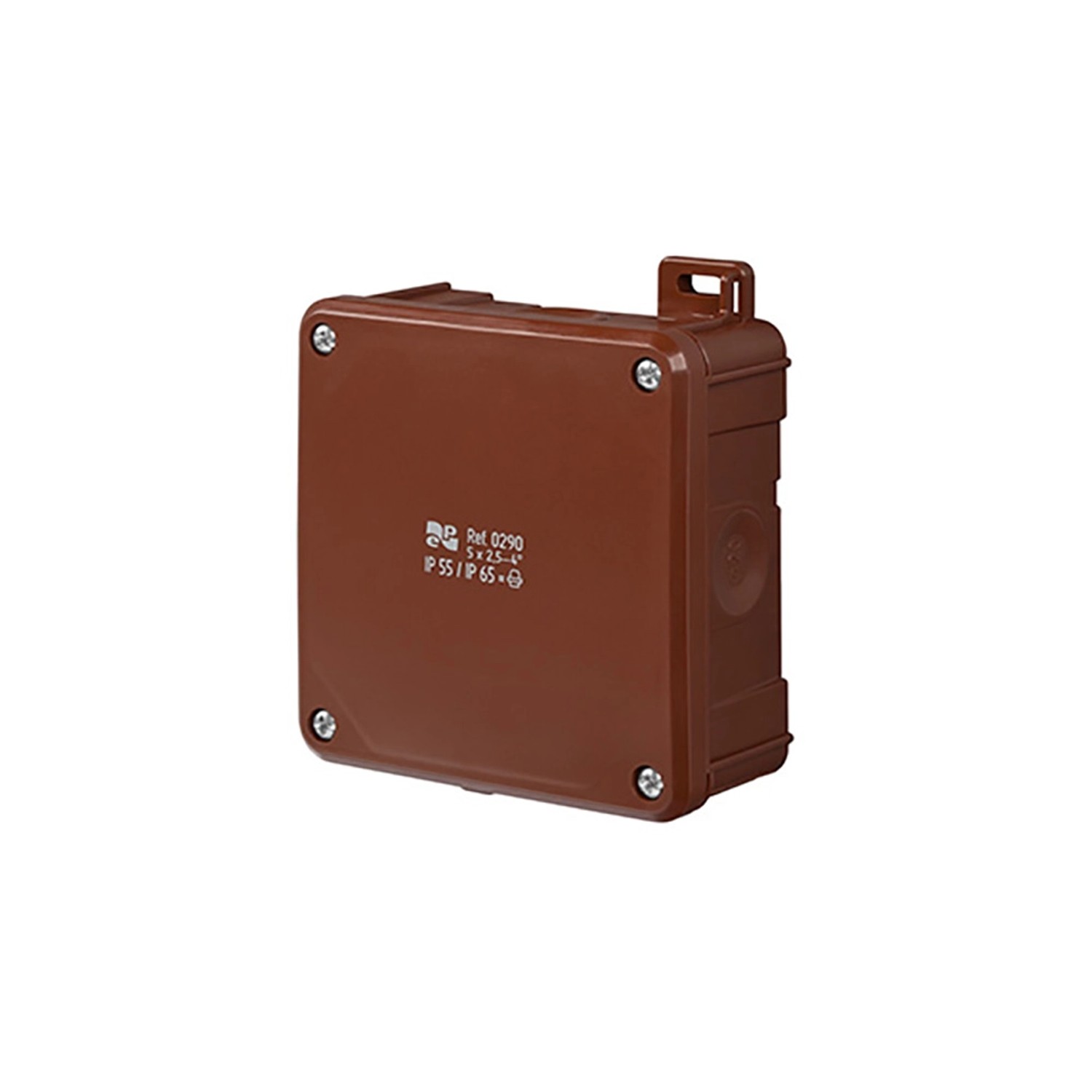 Elektro-Plast Puszka IP55 natynkowa 98x98 mm brązowa