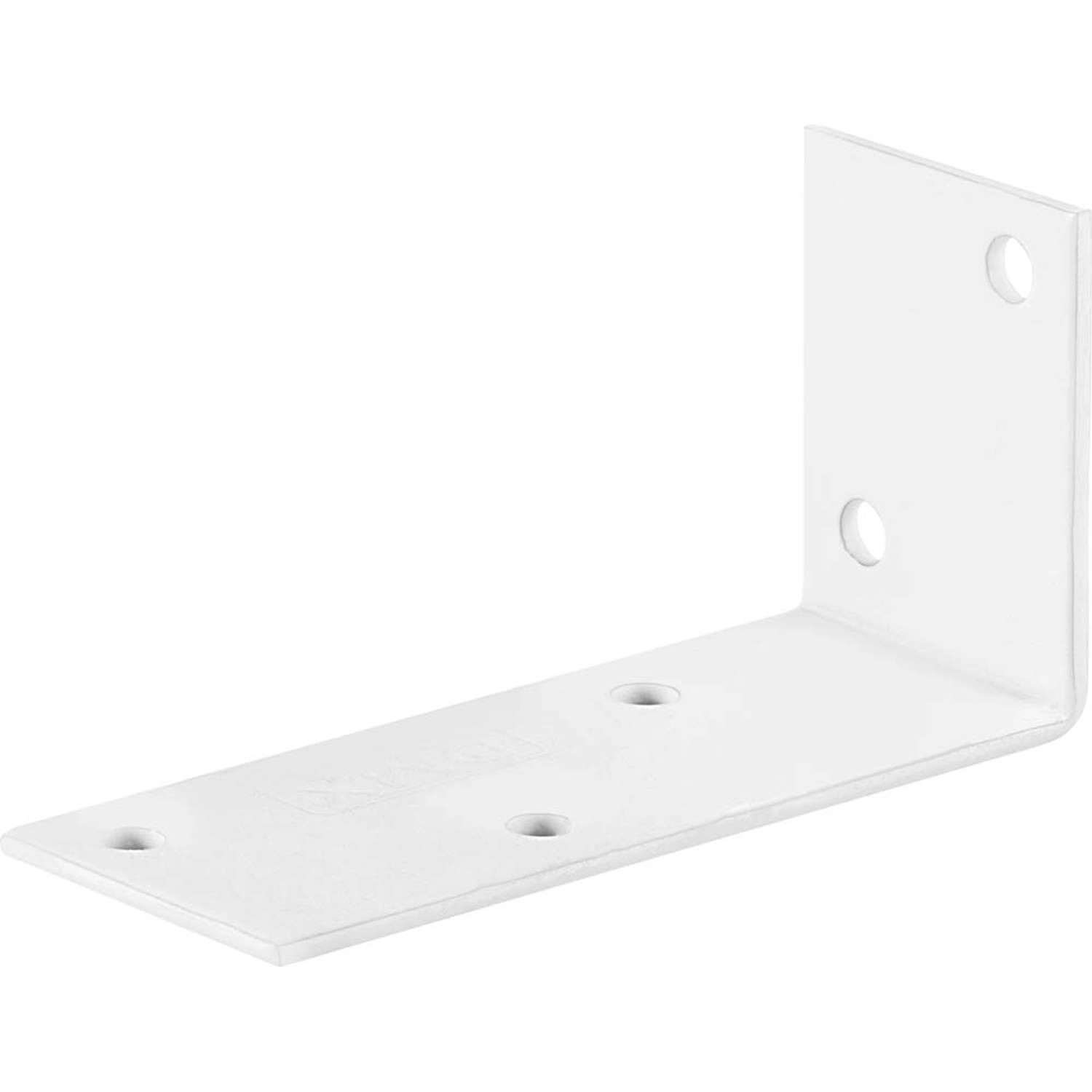 Kątownik konstrukcyjny 80 mm / 40 mm x 30 mm biały powleczony proszkowo