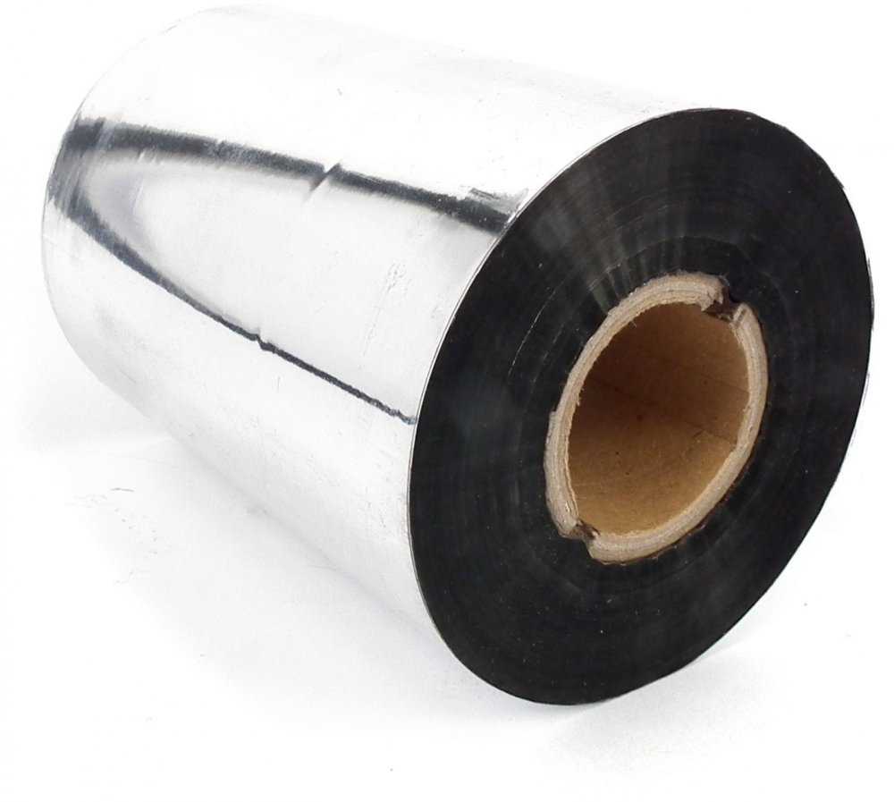 Taśma termotransferowa żywiczna do drukarek etykiet OUTW, 110mmx300m, czarny