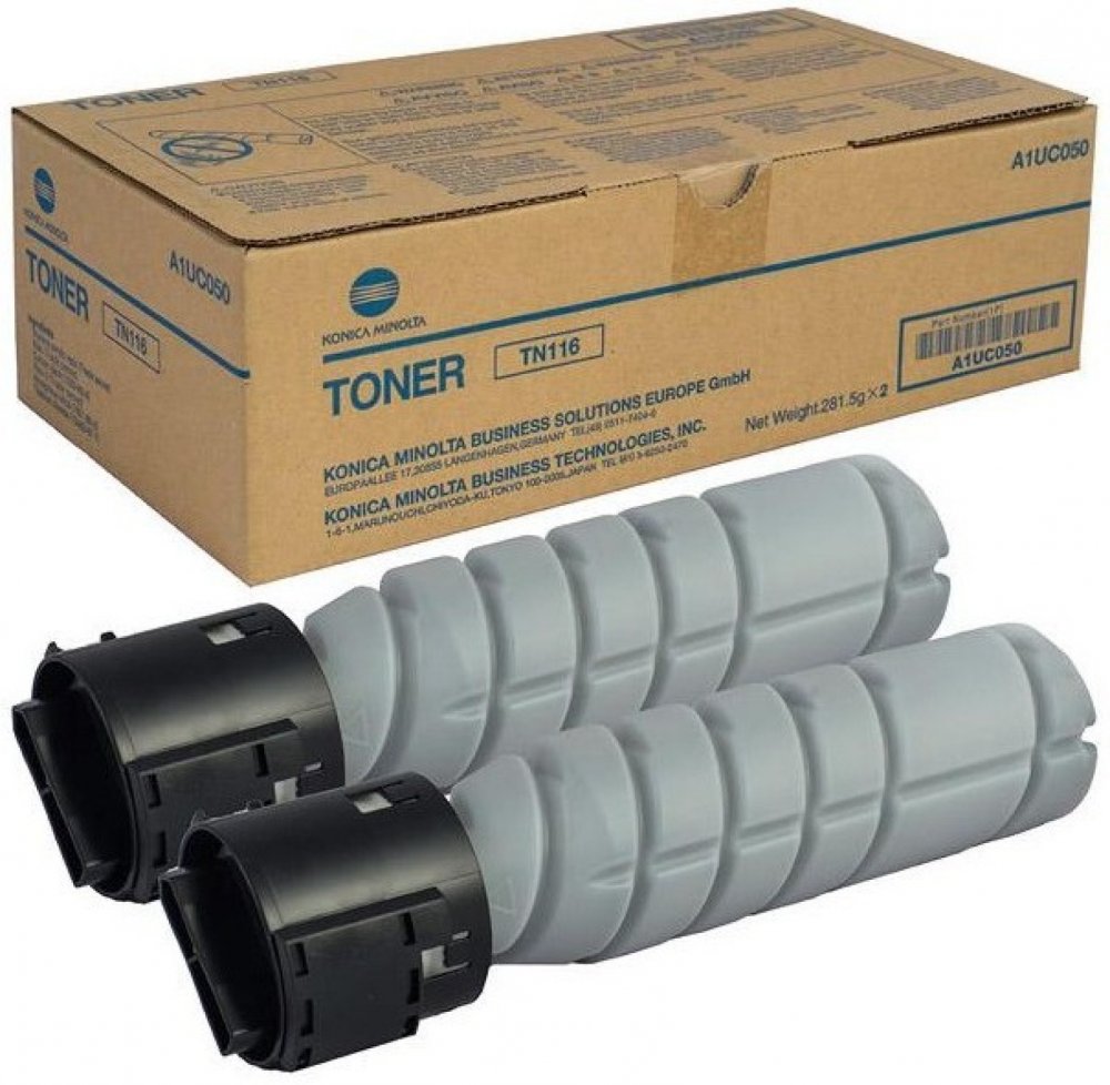 Toner Konica Minolta A1UC050 (TN-116), 2x11000 stron, 2 sztuki, black (czarny)