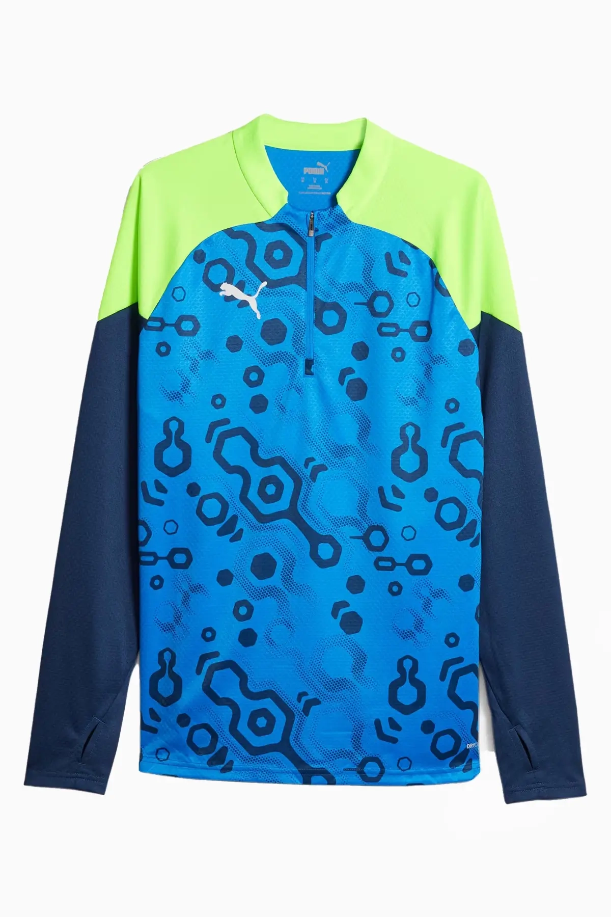 Bluza Puma IndividualCUP Top 1/4 Zip - Niebieski