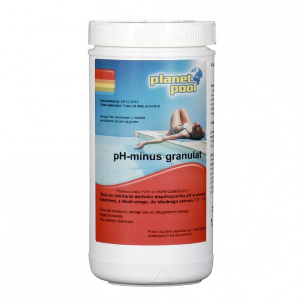 Środek basenowy do pH wody 1,5kg Planet Pool