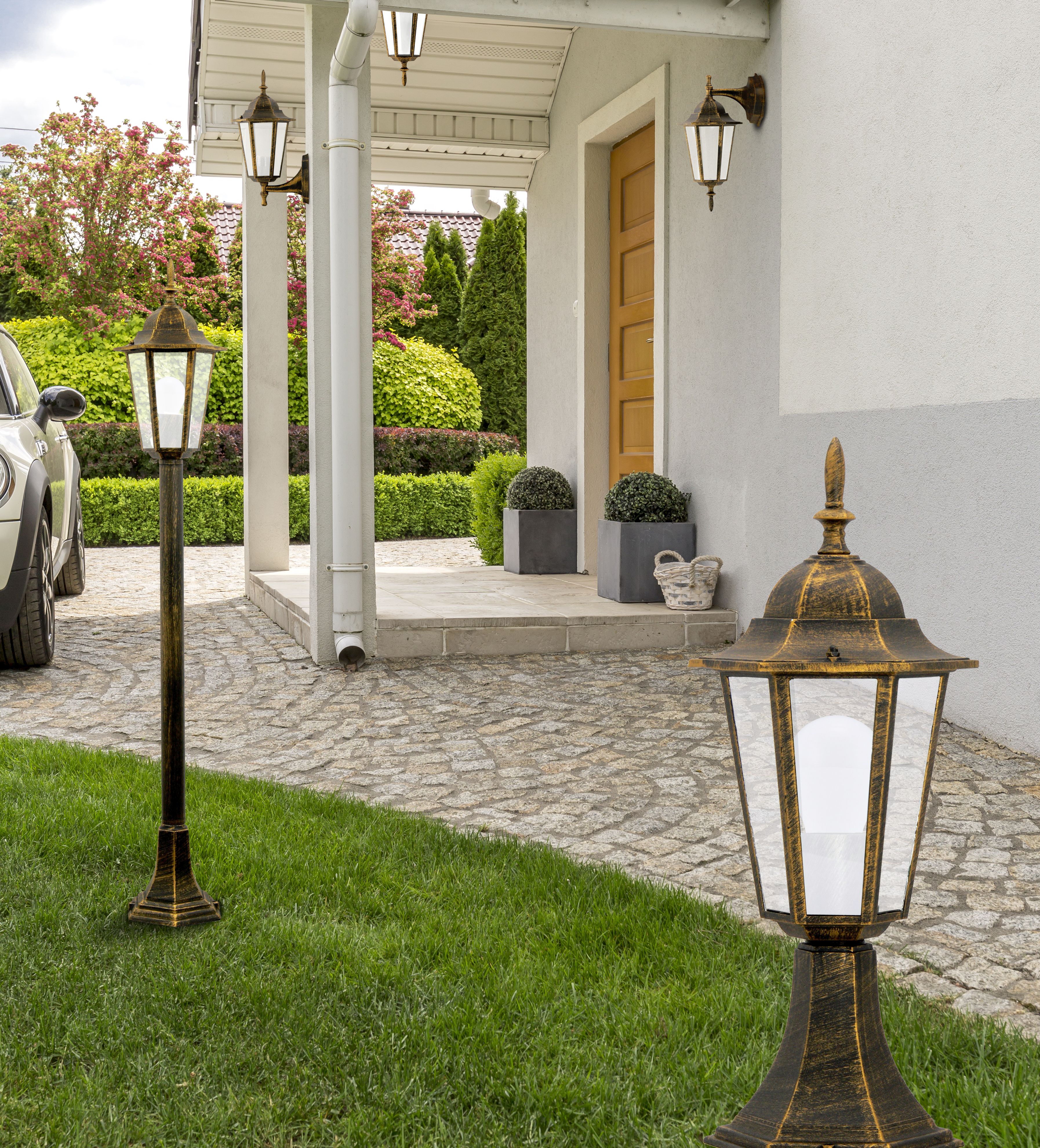 Goldlux Liguria lampa stojąca zewnętrzna 1x20 W patyna 201973