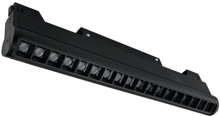 DPM M-Line lampa do szynoprzewodów 18x1 W czarny MTL-NRS-18W-B