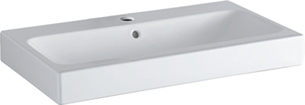 Geberit iCon umywalka 75x48 cm meblowa prostokątna KeraTect biała 124075600