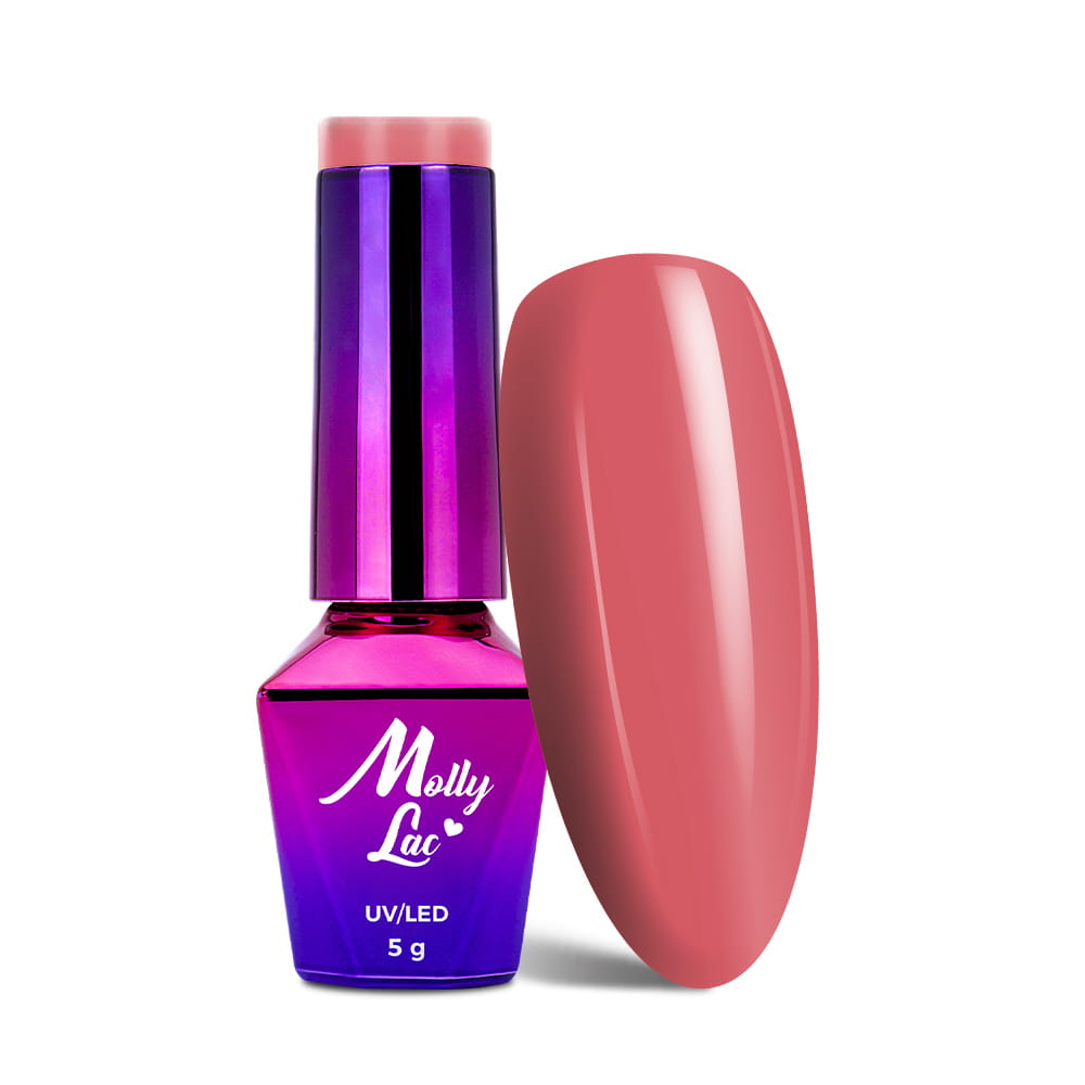 Lakier hybrydowy MollyLac Miss Iconic Coral Gloss 5 g Nr 513