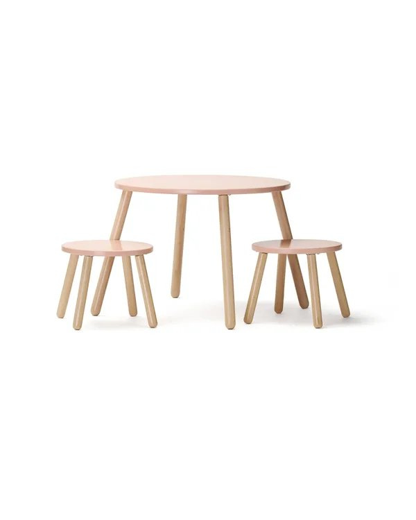 Kids Concept Kids base Zestaw mebli odpornych na zarysowanie -Morela