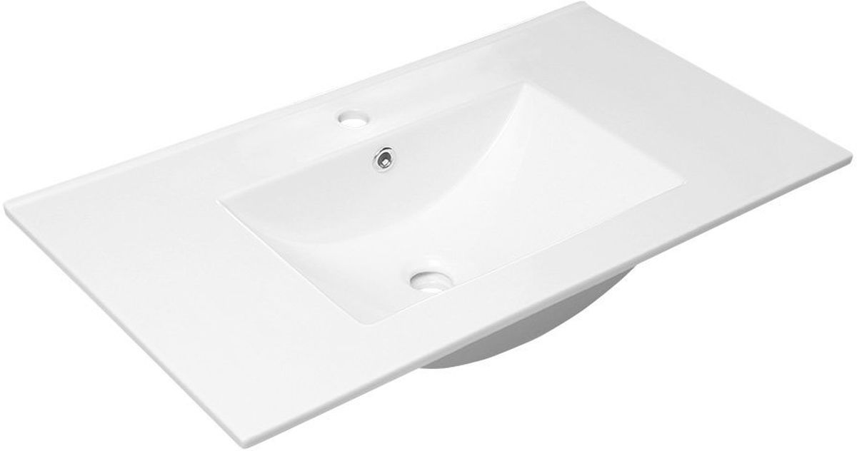 Darmowa Dostawa - Umywalka 91.5x46 cm prostokątna meblowa biała Sapho Slim 160190