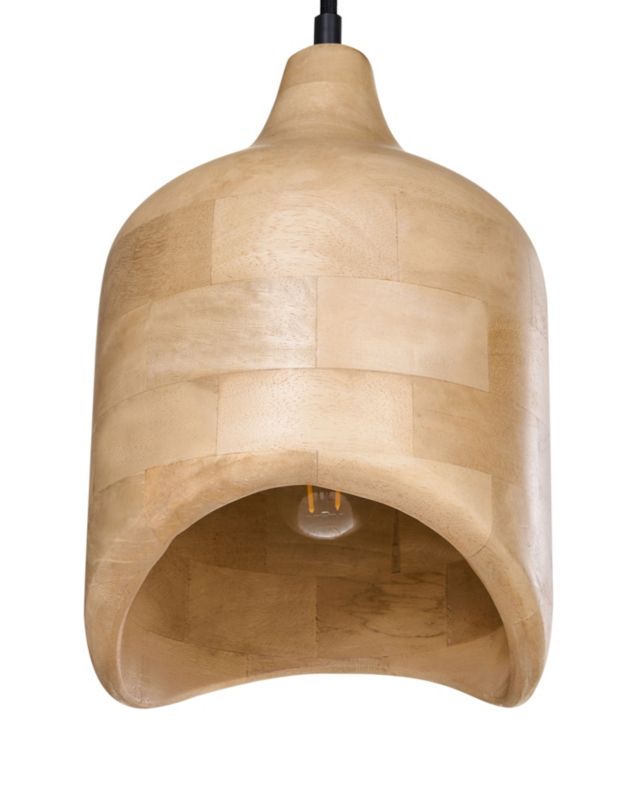 Lampa wisząca Pandu Drewno mango Jasnobrązowy 1 szt.