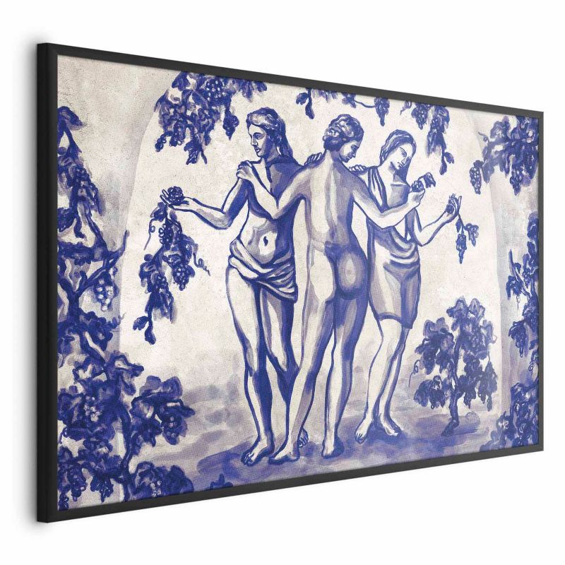 Plakat Artgeist Antyczna winnica 90x60 cm z ramą czarną 1 szt